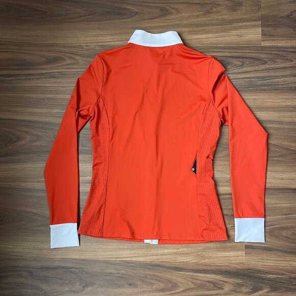✨ Equiline Women’s Long Sleeve Competition Polo - Ginger - S✨ - Picture 6 of 6